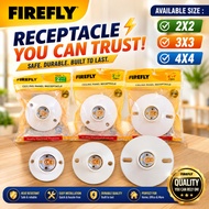 firefly E27 Ceiling Receptacle White firefly receptacle 2x2/3x3/4x4