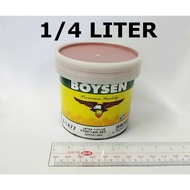 BOYSEN LATEX COLOR VENETIAN RED B-1477 ( 1/4 LITER ) FOR WOOD AND CEMENT ---------- 1/4 LITER