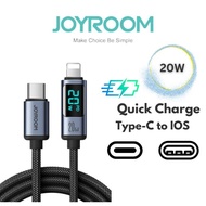 JOYROOM 20W PD Fast Cable Type C Fast Charging Kabel Charger Type C 6A Cable Type C