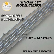 TLE58S1 SINGER 58" LED TV BACKLIGHT (LAMPU TV) SINGER 58 INCH LED TV BACKLIGHT