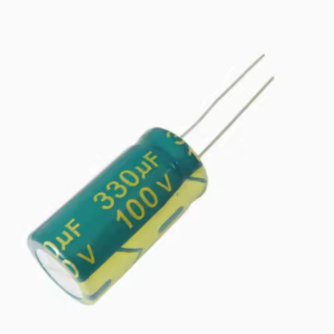 5-10PCS 100V330UF HIGH FREQUENCY LOW RESISTANCE ELECTROLYTIC CAPACITOR VOLUME 13X25MM 13*20MM 330UF1