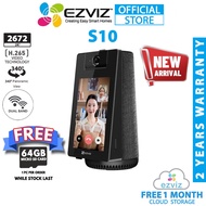 EZVIZ S10 4MP 2K Pan & Tilt 5G Dual Band Wi-Fi Bluetooth Speaker Smart Video Calling Camera Security