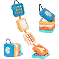 Busy Board for 1 Year Old, Travel Toys for Toddler 1-3, Montessori Busy Board Busy Cube, Toys Gifts 