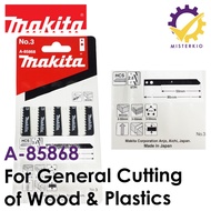 Makita A-85868 No.3 Jig Saw Blade 5pcs/pkt