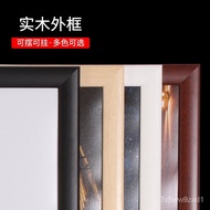 🚓EQ4FSolid Wood Puzzle Photo Frame Mounting1000Piece300Piece500Piece Puzzle Frame Poster Painting Frame Frame Wall Hangi