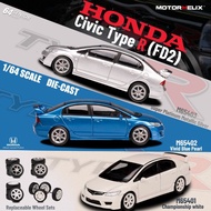 ****預訂 pre-order****   Motorhelix MH Senior Series 系列 1:64 合金模型 Honda Civic FD2