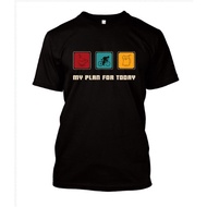 CYCLING BIKE T SHIRT - MY PLAN FOR TODAY EAT SLEEP CYCLE REPEAT