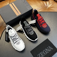 ZEGNA Men's Knitted Mesh Outdoor Sports Shoes