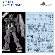 [GUGU STUDIO] RMA01 RG 1/144 RX 78 2 FRGMT GUNDAM WATER SLIDE DECAL