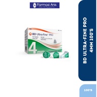 BD ULTRA FINE NEEDLE 4MM 100'S