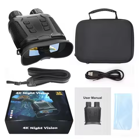 NV3280 500M Infrared Digital Night Vision Binoculars 36MP 10X Optical 8X Zoom 4K UHD Full Color Bino
