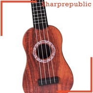 [Sharprepublic] 21 inch Ukulele Guitar Early Learning Education 4 Strings Soprano Ukulele for Children