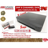 HIKVISION 5MP 8 CHANNEL DVR - HD TVI DVR RECORDER (iDS-7208HUHI-M1/E)