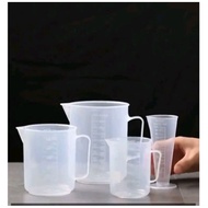 Set of 4 zigzag measuring cups 100ml 250ml cups 500ml cups 1000ml cups