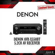 DENON AVR-X550BT 5.2 CHANNEL 4K ULTRA HD AV RECEIVER