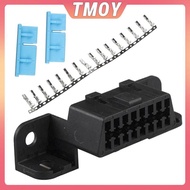 TMOY OBD2 16Pin Connector OBD2 OBD 2 16Pin Female Angle Connector OBD Female Wire Sockets OBDII Conn