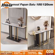 100cm & Sintered Stone Minimalist Console Table/ Luxury Console Table Console Table/ Living Room Dec
