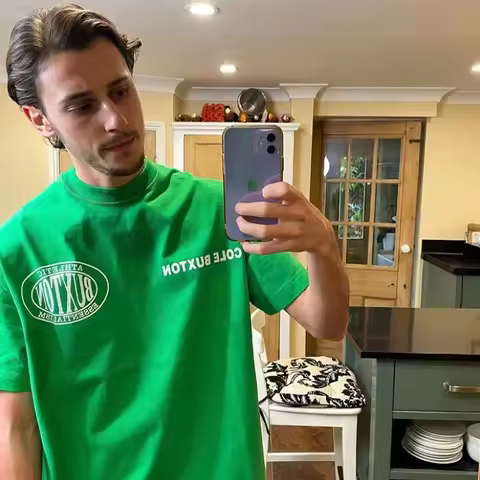 Outdoor Leisure Cole Buxton Round Neck T-Shirts Men Women American Style Letter Print Casual T Shirt