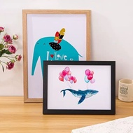 SG Stock Gift Wooden Photo Frame 4R 5R 6R 8R A4 Picture Frame Graduation Photo Frame Christmas Gift