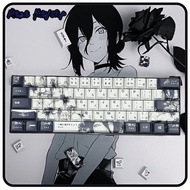 Reze Keycap Cherry Height 82/130 Keys PBT Material Letter Side Engraving Light Transmittance Suitabl