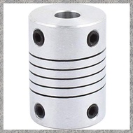 (DGHV) 6mm to 8mm Shaft Coupling 25mm Length 18mm Diameter Stepper Motor Coupler Aluminum Alloy Join