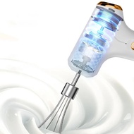 Electric Mixer Handheld Mixer Egg Beater Set USB Rechargeable with One-Touch Speed Control for Kitch