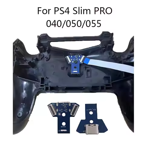 1-5PCS DIY Type-C Charging Port Socket Circuit Board With Cable For PS4 040 050 055 Original Control