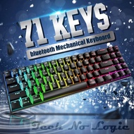 [KL Ready Stock] Royal Kludge RK71 RGB Hot Swappable Mechanical Keyboard Gaming Wireless Bluetooth 7