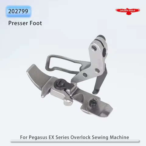202799 Presser Foot for Industrial Overlock Sewing Machine Fit Pegasus EX3200 EX5200 E32 Parts Acces