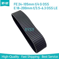 New 24-105 18-200 mm Lens Zoom Ring Rubber Leather For Sony FE 24-105mm f/4 G OSS , E 18-200mm f/3.5