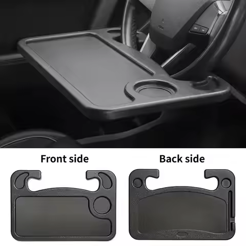 Car Tray Table Computer Desk Mount Stand Eat Work Car Steering Wheel Dining Table Bracket Drink Food