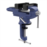 Table Vise 3 Inch 360° Swivel Base Universal Home Vise Portable Bench Clamp Clamp-on Vise Bench Clam