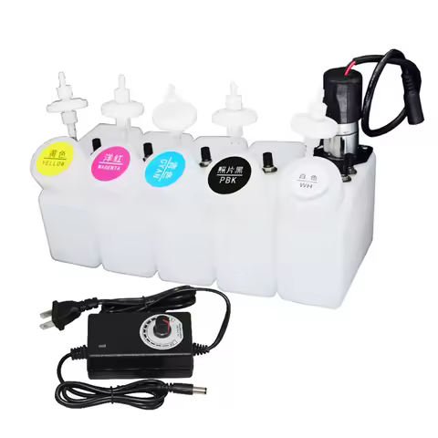 L18050 L8050 DTF CISS Modify Ink System Kit For Eco-Tank L18050 White Ink Tank With Stirrer Mixer In