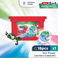 Breeze 5in1 Power Laundry Capsule  18pcs