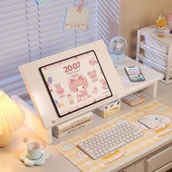 鯨品購 - 筆記型電腦支架增高架 可升降立式電腦架托架 5擋升降增高架 電腦支撐架 置物架 抬高支架 顯示器增高架 桌面增高置物架 書本電腦平板支架