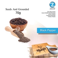 (Ready Stock) MAHA Lada Hitam Biji &amp; Kisar / Black Pepper Seeds &amp; Grounded 70g