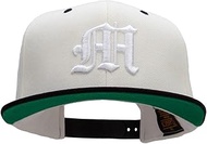 e4Hats.com Old English M 3D Embroidered Snapback Cap