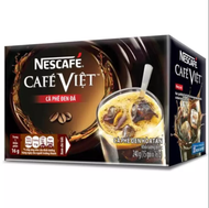 Cà phê đen đá hòa tan Nescafé café Việt đen đá (hộp 15 gói x 16g)