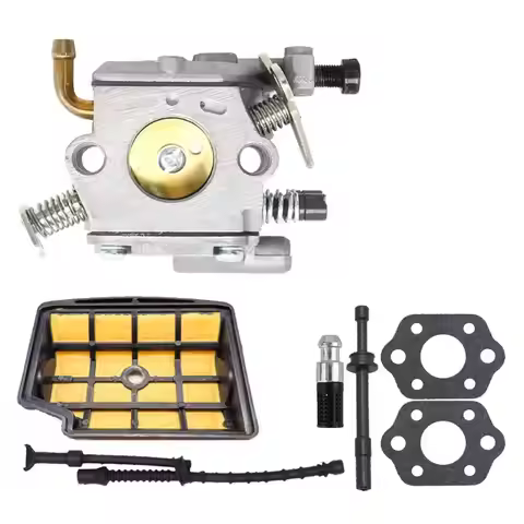 Fuel system carburetor replacement kit C1QS126B compatible with MS200 MS200T 020T 020 chainsaws incl