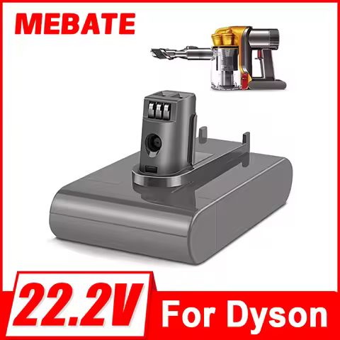New Rechargeable 22.2V 6.0Ah Lithium Vacuum Cleaner Battery (Type A) Battery For Dyson DC44 DC45 DC3