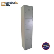 4 COMPARTMENT STEEL LOCKER / HOSTEL STEEL LOCKER / STAFF LOCKER 1828mmH x 381mm W X 381mm / MALAYSIA