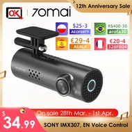 70mai Dash Cam 1S Car DVR for English Voice Control and 1S D06 WIFI Wireless Connect 1080P HD Night Vision