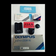 Olympus Camera RC-100 Remote Control 相機搖控 / Olympus Battery Charger BCS1 / Olympus M mju: Zoom 140 相機吉盒及說明書 (全部操作正常)