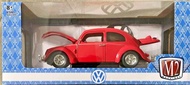 M2 Machines 1952 VW Beetle Deluxe Model CHASE 1/500pc 40300 21-08 NRFB Red 1:24 scale