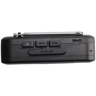 Portable Cassette Tape Player Walkman Built-in Speaker AM/FM Radio with 3.5mm Eeadphone Jack Stereo 