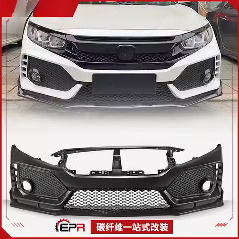 SAAR For Honda 10th Gen Civic FC FK7 - TYPE R Style Front Bumper (Modification)