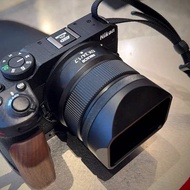 For Nikon NIKKOR DX24 f/1.7 Nikon DX 24mm F1.7 Metal Square Lens Hood With Free Hood Cap