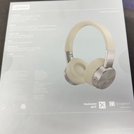 Lenovo Yoga noise cancellation 除頭戴式藍芽耳機 米白色 全新