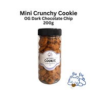 Mini Crunchy Cookie - OG Dark Chocolate Chip (200g±) Famous Amos Sedap Fresh Cookie Crunchy Biskut Biscuit Homebake