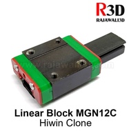 MGN12C Carriage Block for MR12 MGN12 12mm Linear Block Hiwin Clone